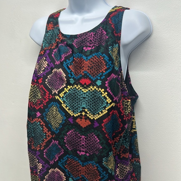 Torrid One 1 Piece Swim Suit High Neck Shimmer Snake Skin Print Plus Size 4X - Picture 6 of 11